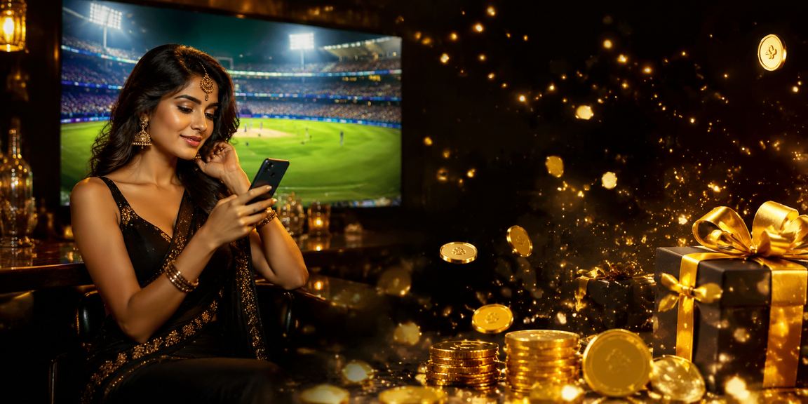 Player enjoying Andar Bahar and cricket betting on a mobile device