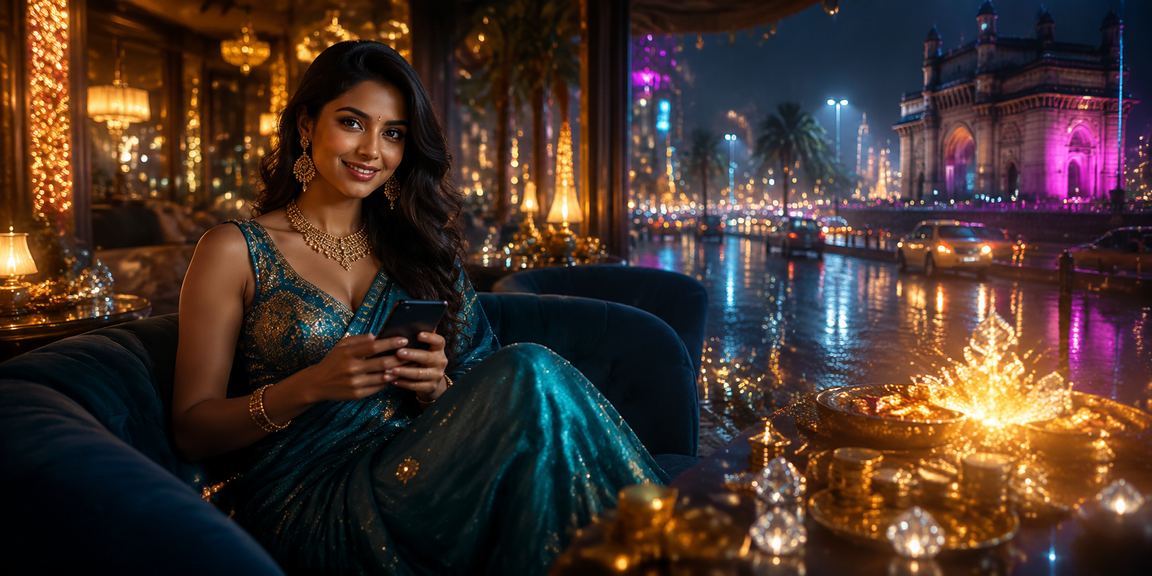 Secure mobile deposits in Mumbai Saree market